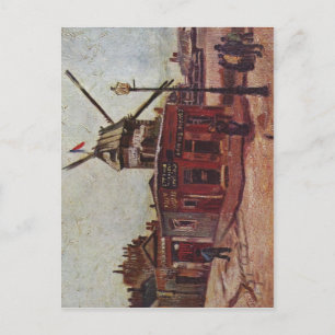 Postal Gogh, Vincent van Le Moulin de La Galette 1886 Tec