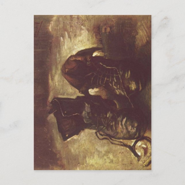 Postal Gogh, Vincent Willem van Stilleben, Ein Paar Schuh (Anverso)
