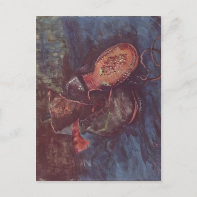 Postal Gogh, Vincent Willem van Stilleben, Ein Paar Schuh (Anverso)