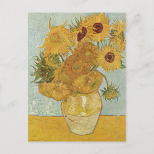Postal Gogh, Vincent Willem van Stilleben mit 12 Sonnenbl