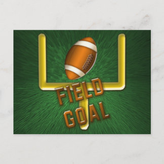 Postal Gol de campo de fútbol