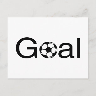 Postal Gol de fútbol