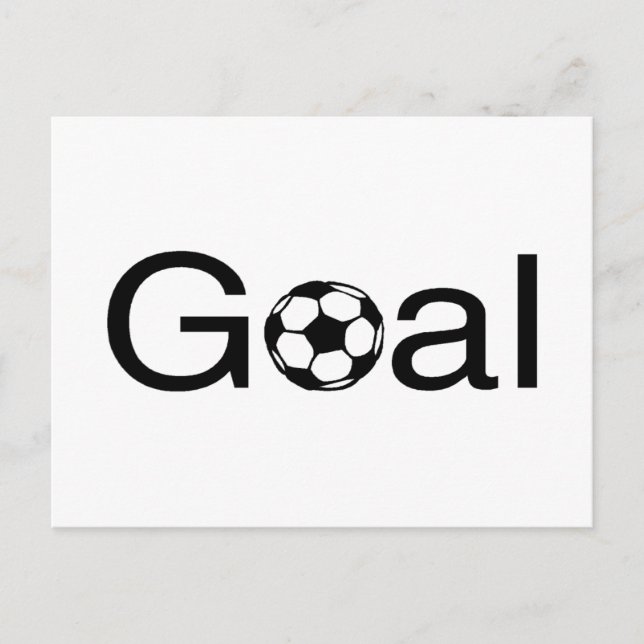 Postal Gol de fútbol (Anverso)