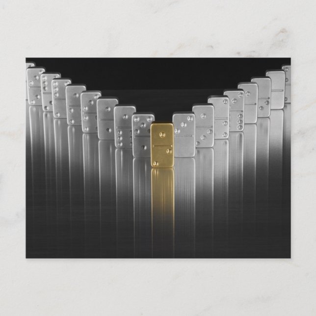 Postal Gold and silver dominoes (Anverso)