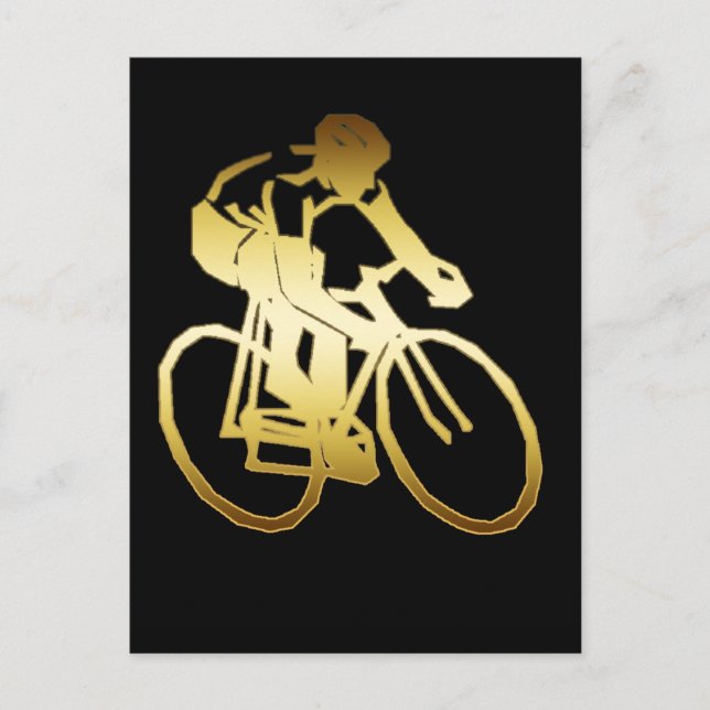 POSTAL GOLD BIKE RIDER (Anverso)