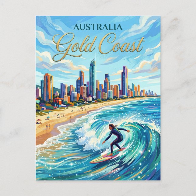 Postal Gold Coast Australia (Anverso)