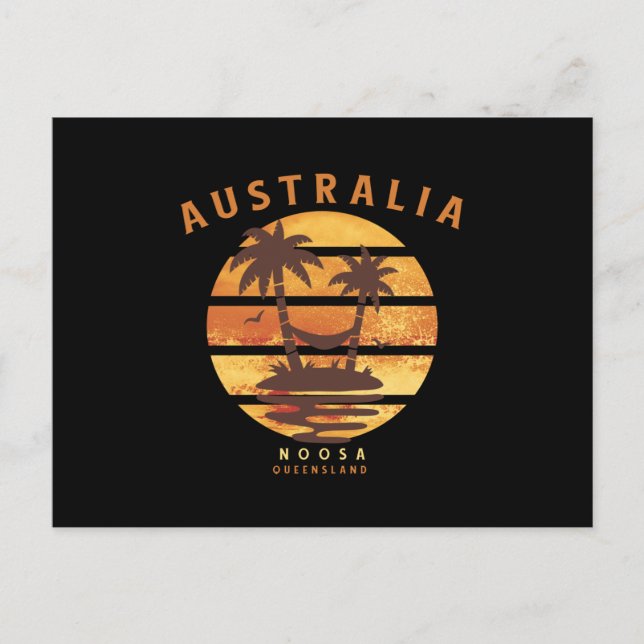 Postal Gold Coast Sunset Noosa Queensland (Anverso)