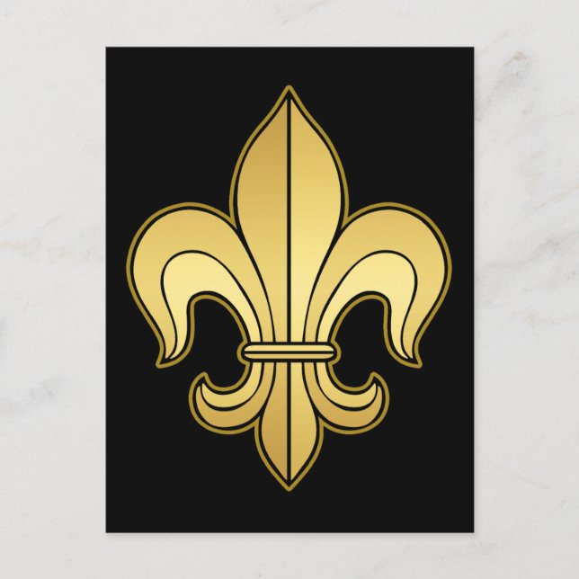 Postal Gold Fleur de lis (Anverso)