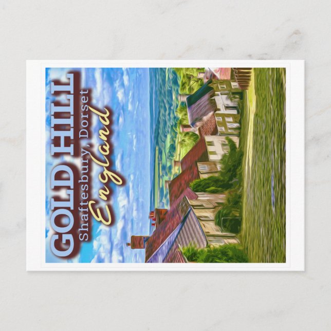 POSTAL GOLD HILL - SHAFTESBURY - DORSET ENGLAND (Anverso)