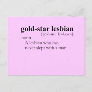 Postal GOLD STAR LESBIAN (definición)