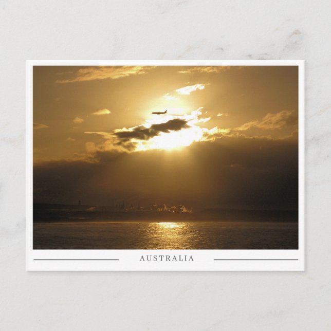 Postal Golden Cronulla Sunrise – Sydney Australia (Anverso)