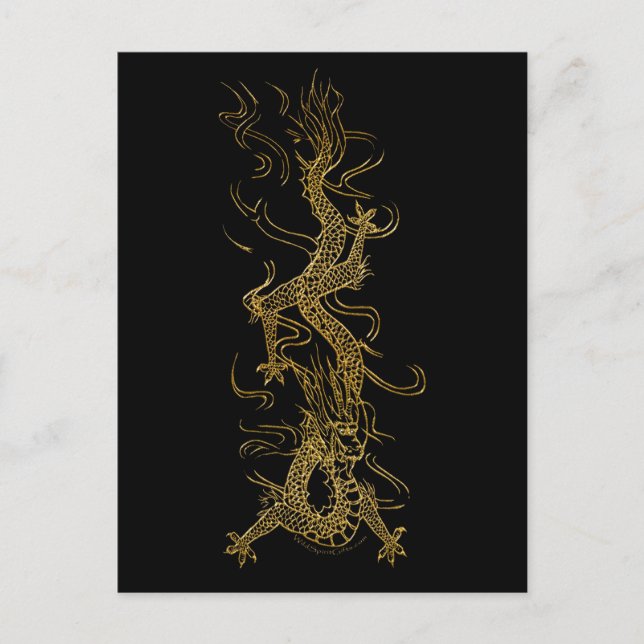 Postal GOLDEN DRAGON Series (Anverso)