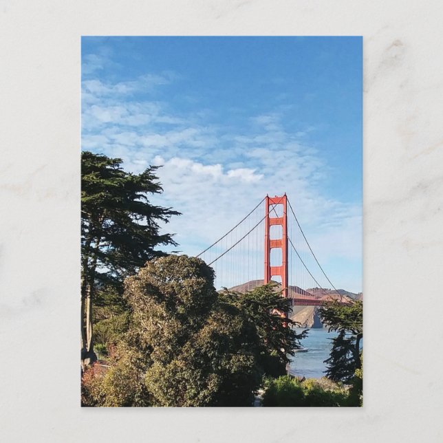 Postal Golden Gate Bridge, California (Anverso)