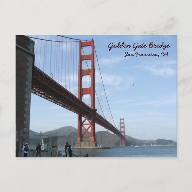 Postal Golden Gate Bridge - Daytime (Anverso)