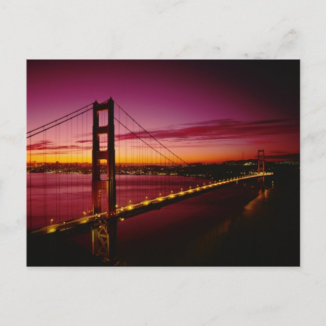 Postal Golden Gate Bridge, San Francisco, California, 5 (Anverso)
