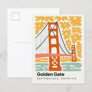 Postal Golden Gate San Francisco California