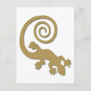 Postal Golden Gecko   hacer su propio fondo