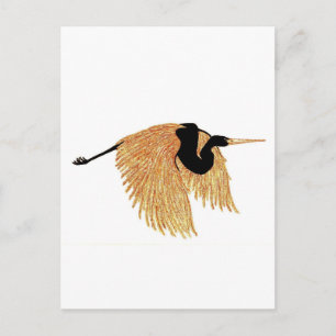 Postal Golden Heron