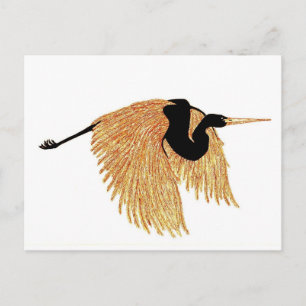 Postal Golden Heron