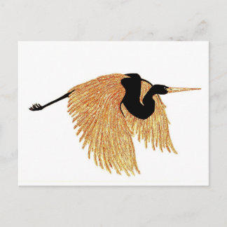 Postal Golden Heron