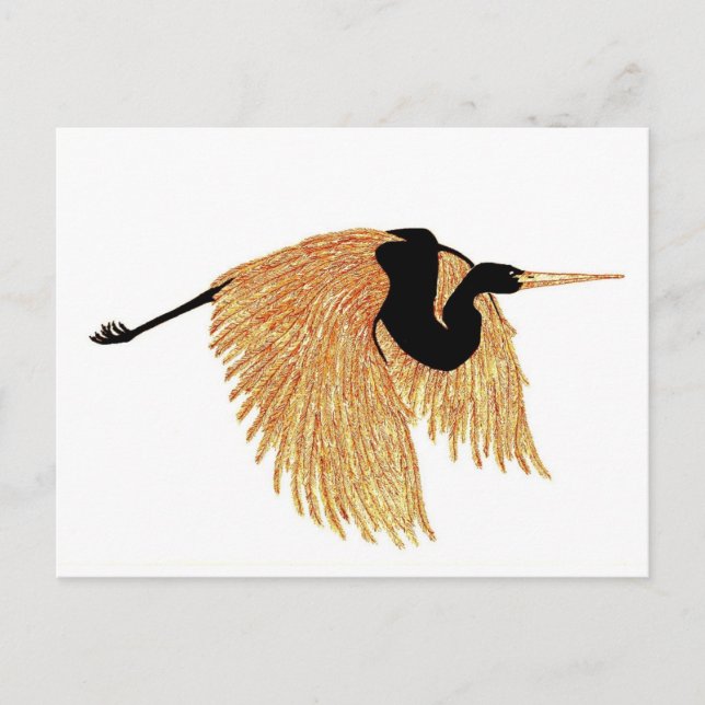 Postal Golden Heron (Anverso)