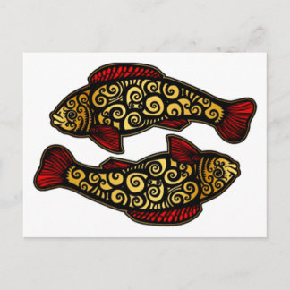 Postal Golden Koi