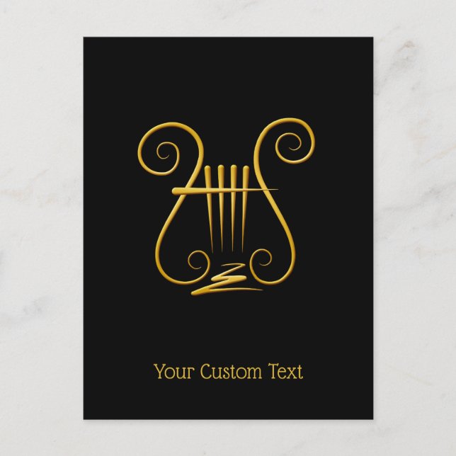 Postal Golden Lyre (Anverso)