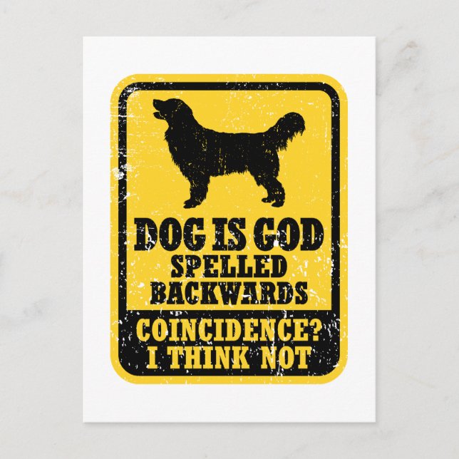 Postal Golden Retriever (Anverso)