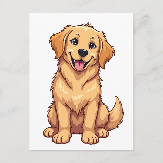 Postal Golden Retriever (Anverso)