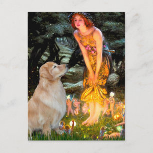 Postal Golden Retriever 11 - Noche de San Juan