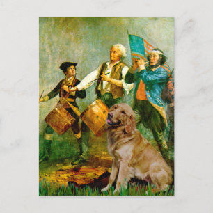 Postal Golden Retriever 1 - Espíritu del '76