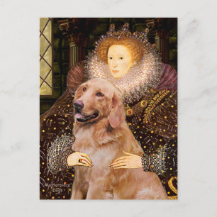 Postal Golden Retriever #1 - Reina Isabel I
