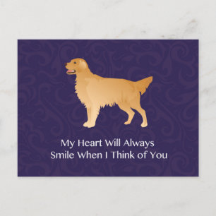 Postal Golden Retriever - Mascota Memorial - Pensando en