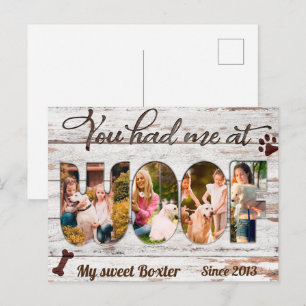 Postal Golden Retriever Me Enamoraste Con Tu Ladrido Rega