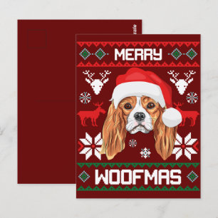 Postal Golden Retriever Navidades Golden 2022