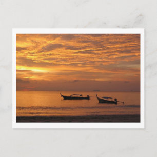 Postal Golden Sunset