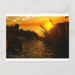 Postal Golden Sunset