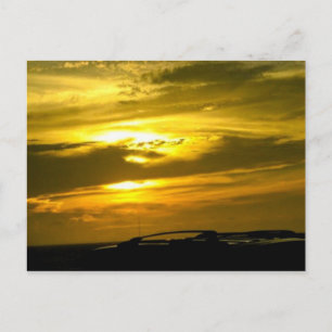 Postal Golden Sunset