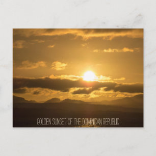 Postal Golden Sunset