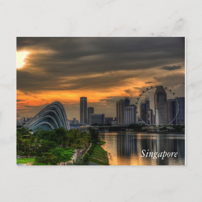 Postal Goldenhour de Singapur (Anverso)