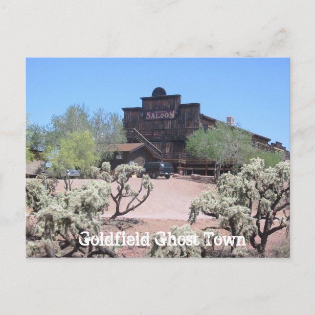 Postal Goldfield Ghost Town Saloon (Anverso)