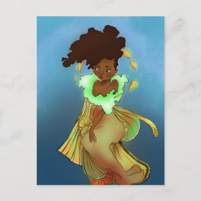 Postal Goldie Postcard (Anverso)