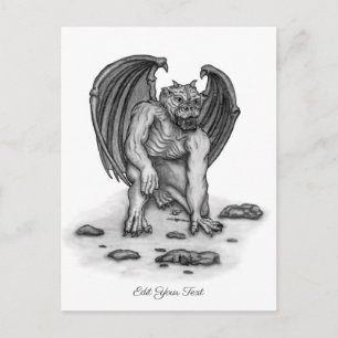 Postal Golem Gargoyle