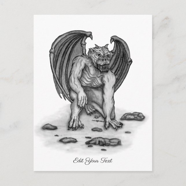 Postal Golem Gargoyle (Anverso)