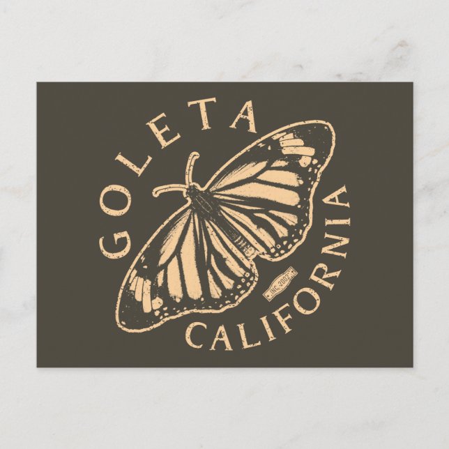 POSTAL GOLETA SANTA BARBARA CALIFORNIA VINTAGE (Anverso)