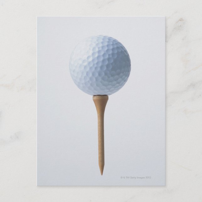 Postal Golf Ball y Tee (Anverso)