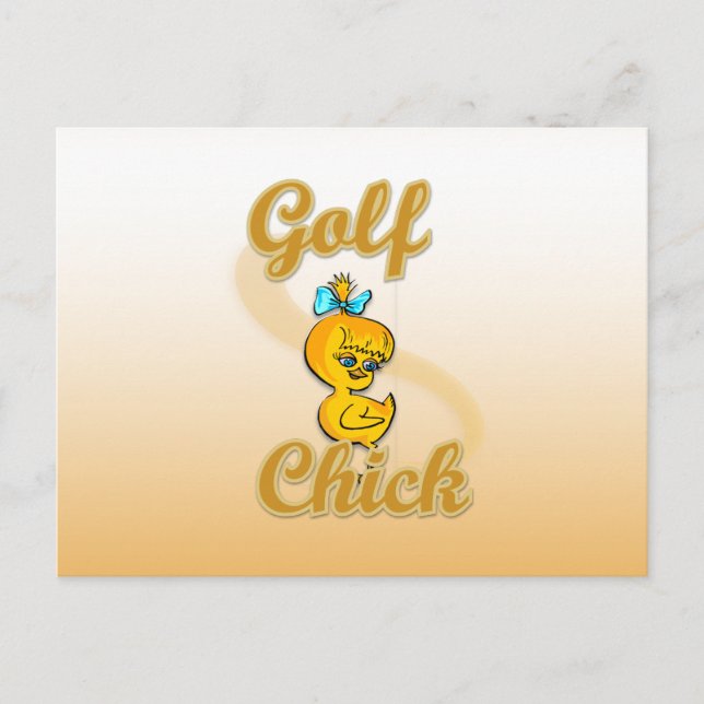 Postal Golf Chick (Anverso)