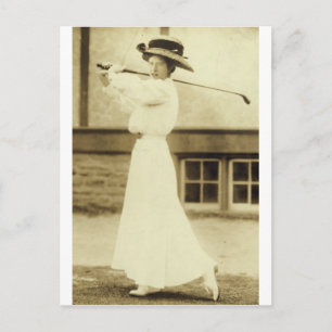 Postal ¡GOLF CON ESTILO! - Campeón de golf femenino de 19