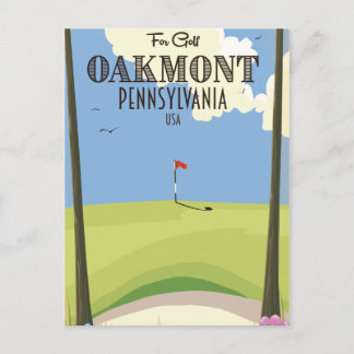 Postal Golf de Oakmont Pennsylvania