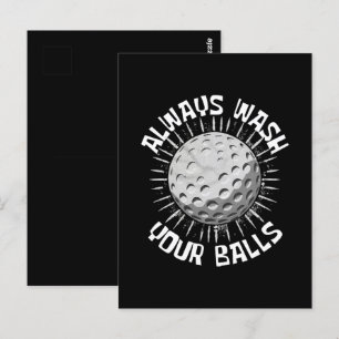 Postal Golf divertido